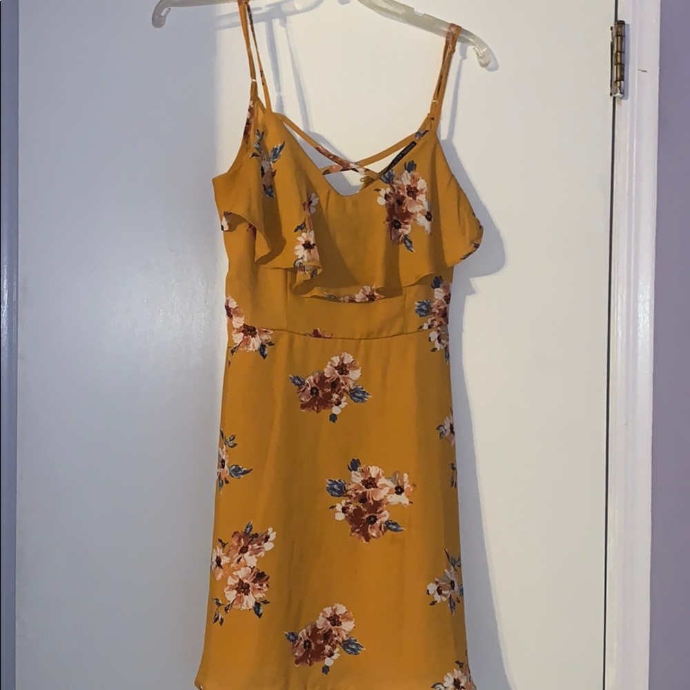 Three Pink Hearts Cross Front Dress